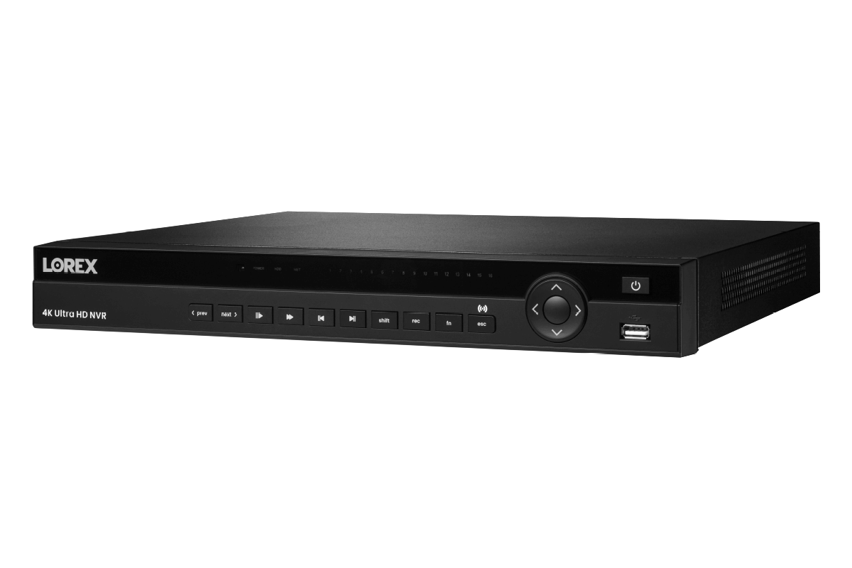 4K Ultra HD 16-Channel Security NVR with Lorex Cloud Connectivity and 4TB Hard Drive