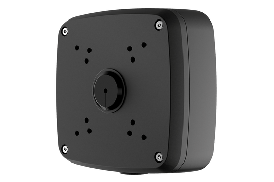 Outdoor Square Junction Box for 4 Screw Base Cameras (Metal) - Open Box