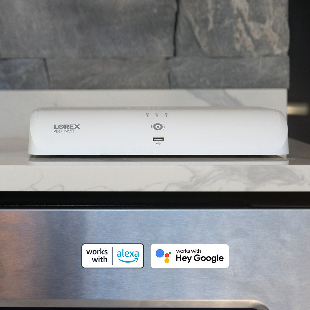 Lorex Fusion 4K+ Ultra HD 12MP 16 Camera Capable (8 Wired + 8 Fusion Wi-Fi ) 1TB Network Video Recorder - Open Box