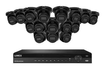 Lorex Elite Series 4K 16 Camera Capable 6TB Wired NVR System with 4MP (2K) A4 IP Turret Cameras