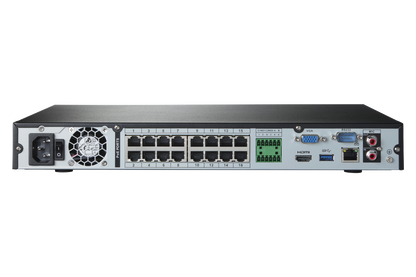 Lorex Elite Series 4K 16 Camera Capable 4TB Wired NVR System with 4MP (2K) A4 IP Dome Cameras