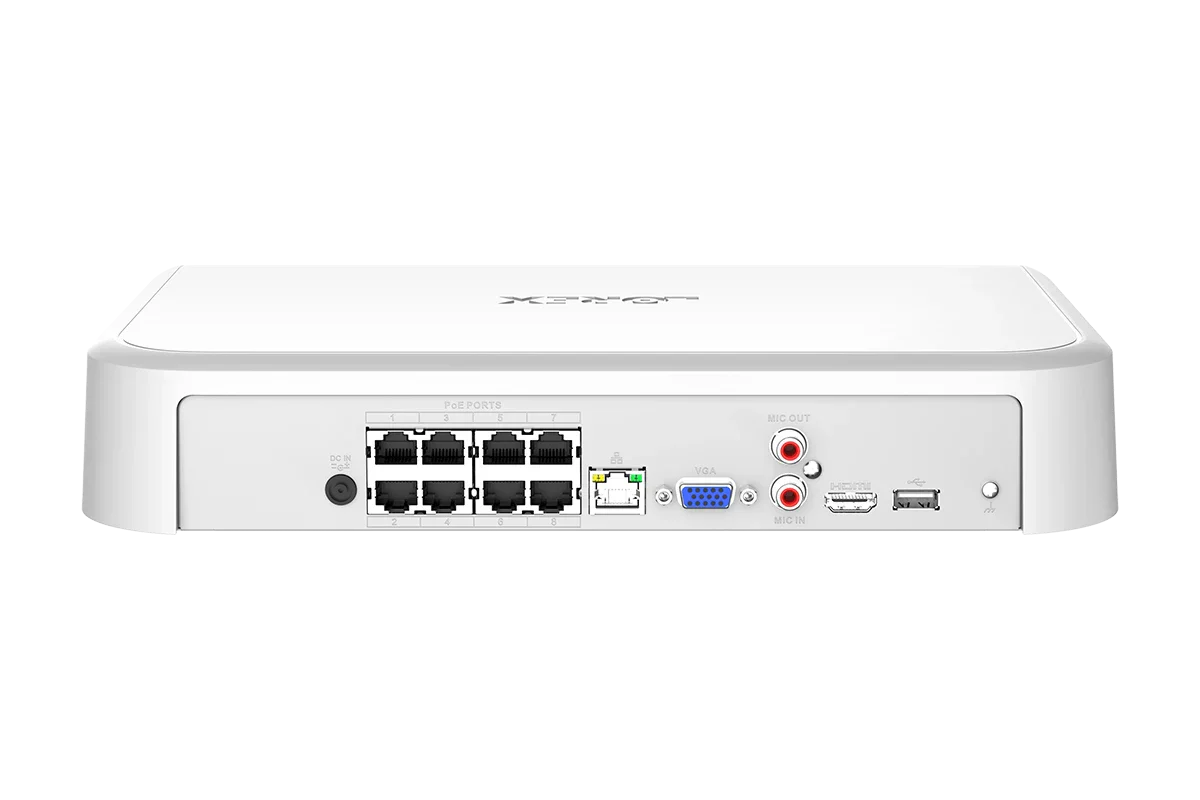 Lorex Fusion Series 4K 16 Channel (8 Wired + 8 Fusion Wi-Fi) 2TB Wired System with H12 Wired 4K IP Dome Cameras