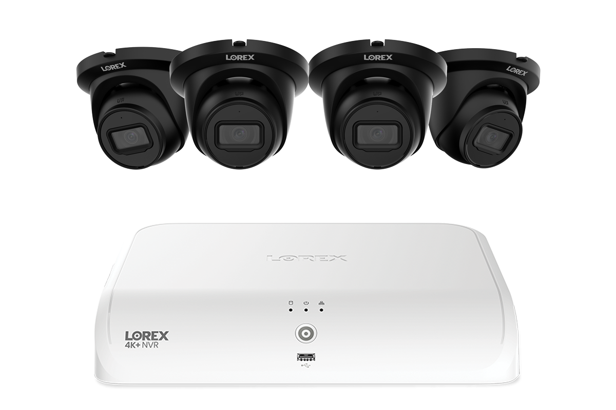 Lorex Fusion Series 4K+ 16 Channel (8 Wired + 8 Fusion Wi-Fi) 2TB Wired System with A4 Wired 2K IP Turret Cameras