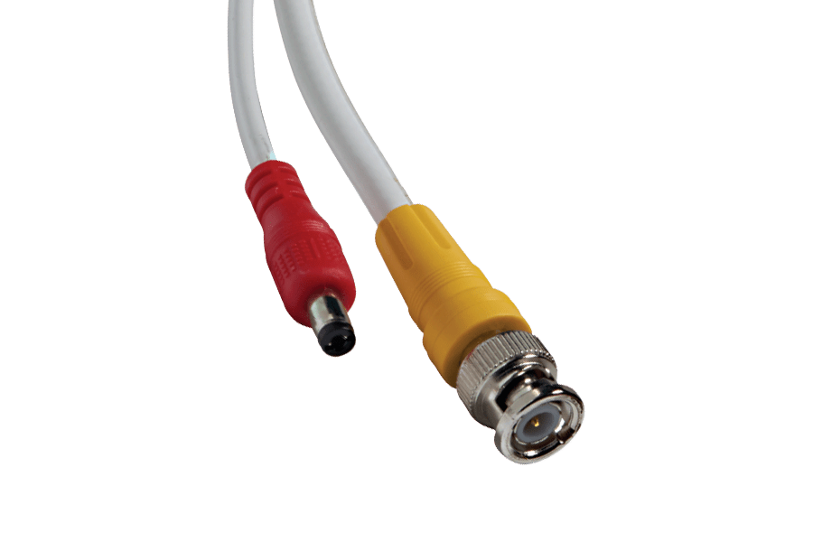250FT high performance BNC Video/Power Cable & 12V Power Adapter for Lorex security camera systems