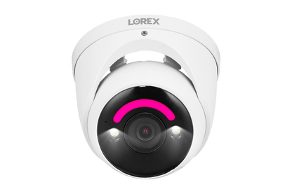 Lorex 4K+ 12MP 16 Camera Capable (8 Wired + 8 Fusion Wi-Fi ) 2TB Wired NVR System with H30 IP Dome Cameras
