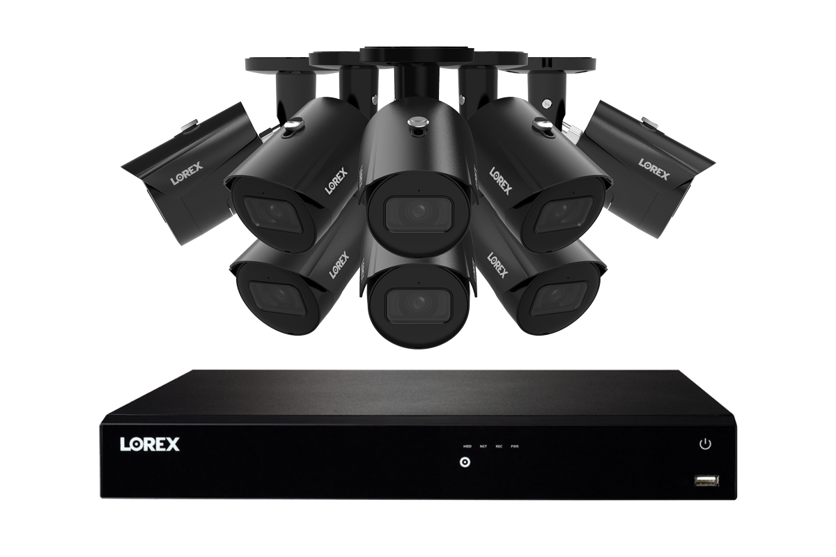 Lorex Fusion Series 4K 16 Camera Capable (Wired or Fusion Wi-Fi) 6TB Wired NVR System with A14 IP Bullet Cameras