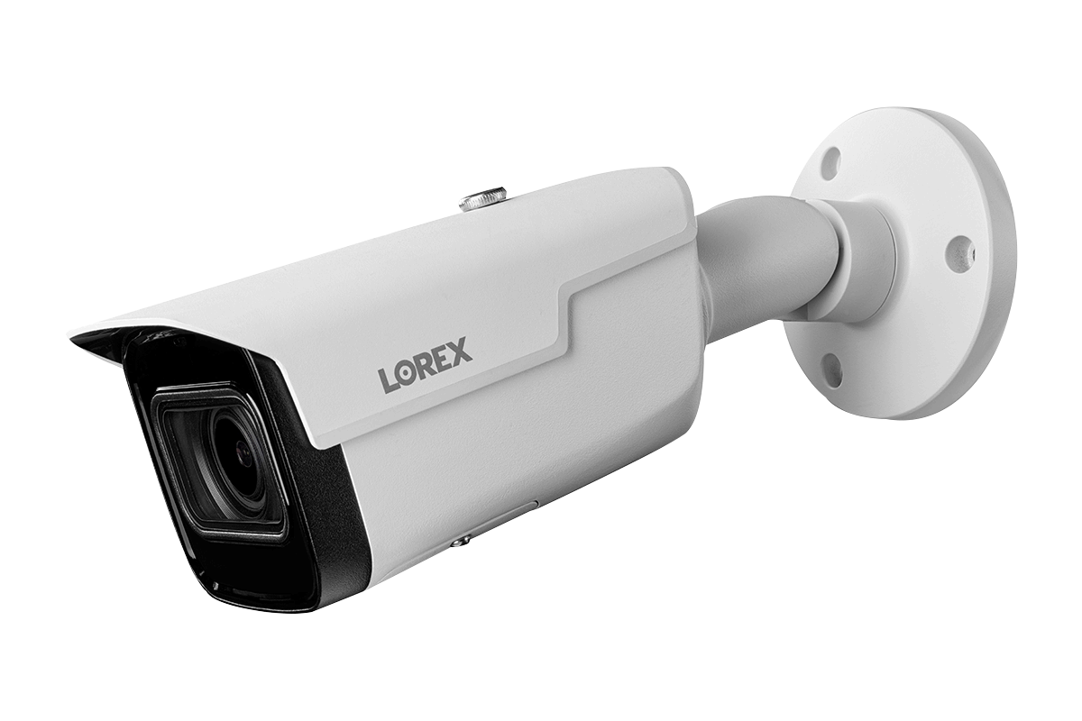 Lorex 4K (32 Camera Capable) 8TB Wired NVR System with Nocturnal 3 Smart IP Bullet Cameras Featuring Motorized Varifocal Lens and 30FPS Recording