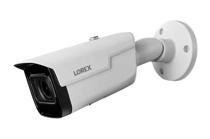 Lorex 4K (32 Camera Capable) 6TB Wired NVR System with Nocturnal 3 Smart IP Bullet Cameras Featuring Motorized Varifocal Lens and 30FPS Recording