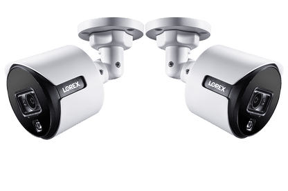 4K Ultra HD Active Deterrence Security Camera with Color Night Vision