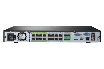 4K Ultra HD 16-Channel IP Security System with 8 Active Deterrence 4K (8MP) Cameras
