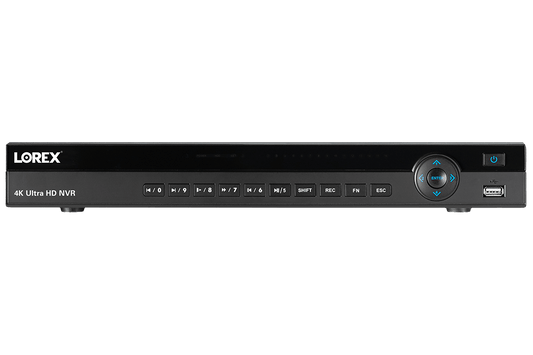 4K Ultra HD 32 Channel Security NVR, 6TB Storage, POE, Records 4K (4 x 1080p) at 30FPS with Audio Recording