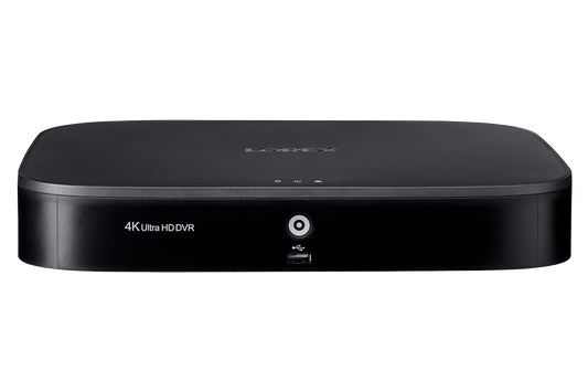 4K Ultra HD 8 Channel Security DVR with Advanced Motion Detection Technology and Smart Home Voice Control, 1TB Hard Drive