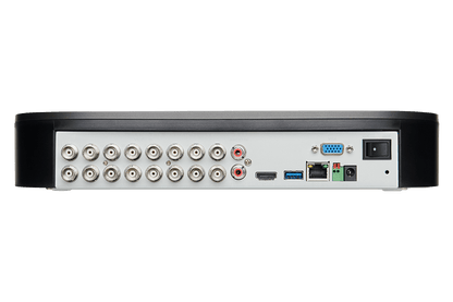 4K Ultra HD Security System with 16-Channel DVR and Eight 4K (8MP) Active Deterrence Cameras featuring Smart Motion Detection and Smart Home Voice Control