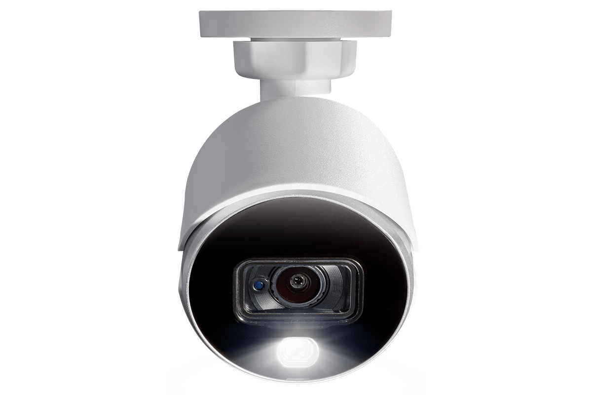 4K Ultra HD Security System with Four 4K (8MP) Active Deterrence Cameras featuring Smart Motion Detection and Smart Home Voice Control