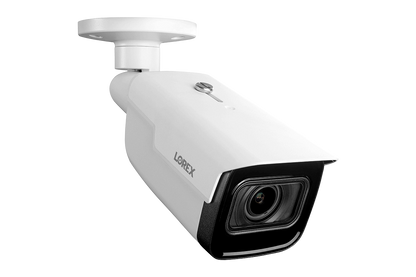 Lorex 4K (32 Camera Capable) 8TB Wired NVR System with Nocturnal 3 Smart IP Bullet Cameras Featuring Motorized Varifocal Lens and 30FPS Recording