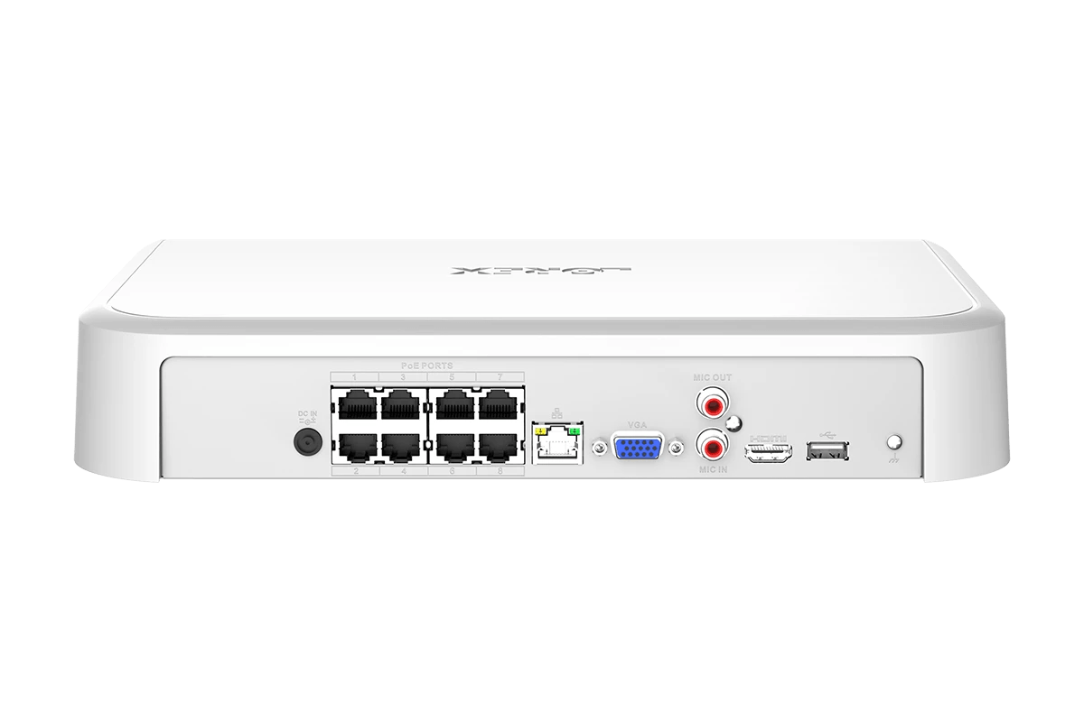 Lorex 4K+ 12MP 16 Camera Capable (8 Wired + 8 Fusion Wi-Fi ) 2TB Wired NVR System with H30 IP Dome Cameras