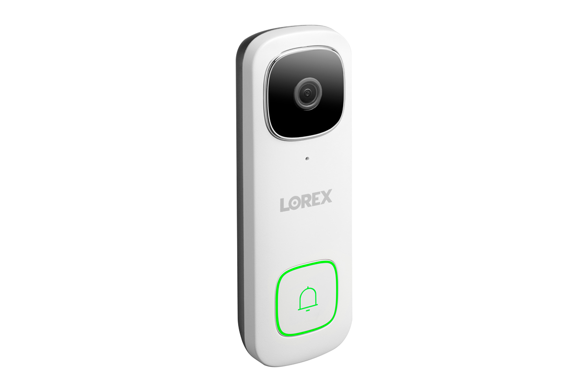 Lorex 2K Wi-Fi Video Doorbell (Wired, 32GB)