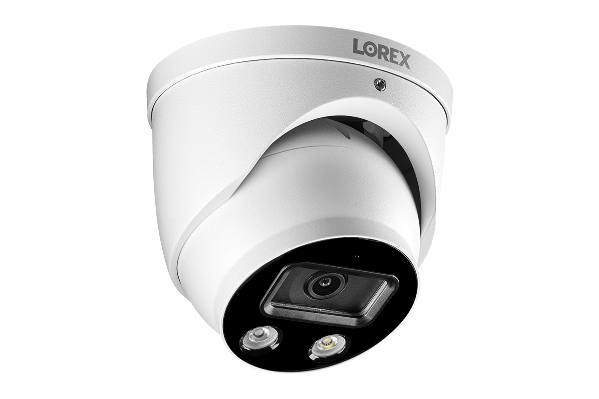 8-Channel Fusion NVR System with Dome and Bullet Smart Deterrence 4K IP Cameras