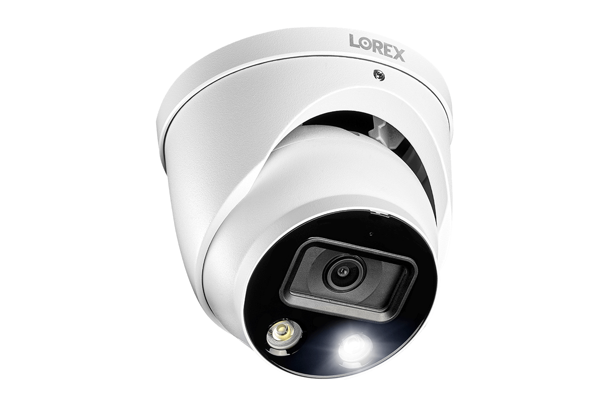 8-Channel Fusion NVR System with Dome and Bullet Smart Deterrence 4K IP Cameras