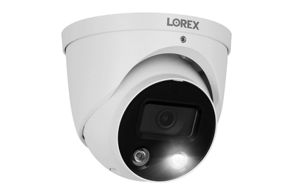 8-channel Fusion NVR System with Smart Deterrence and Mask Detection Security Cameras