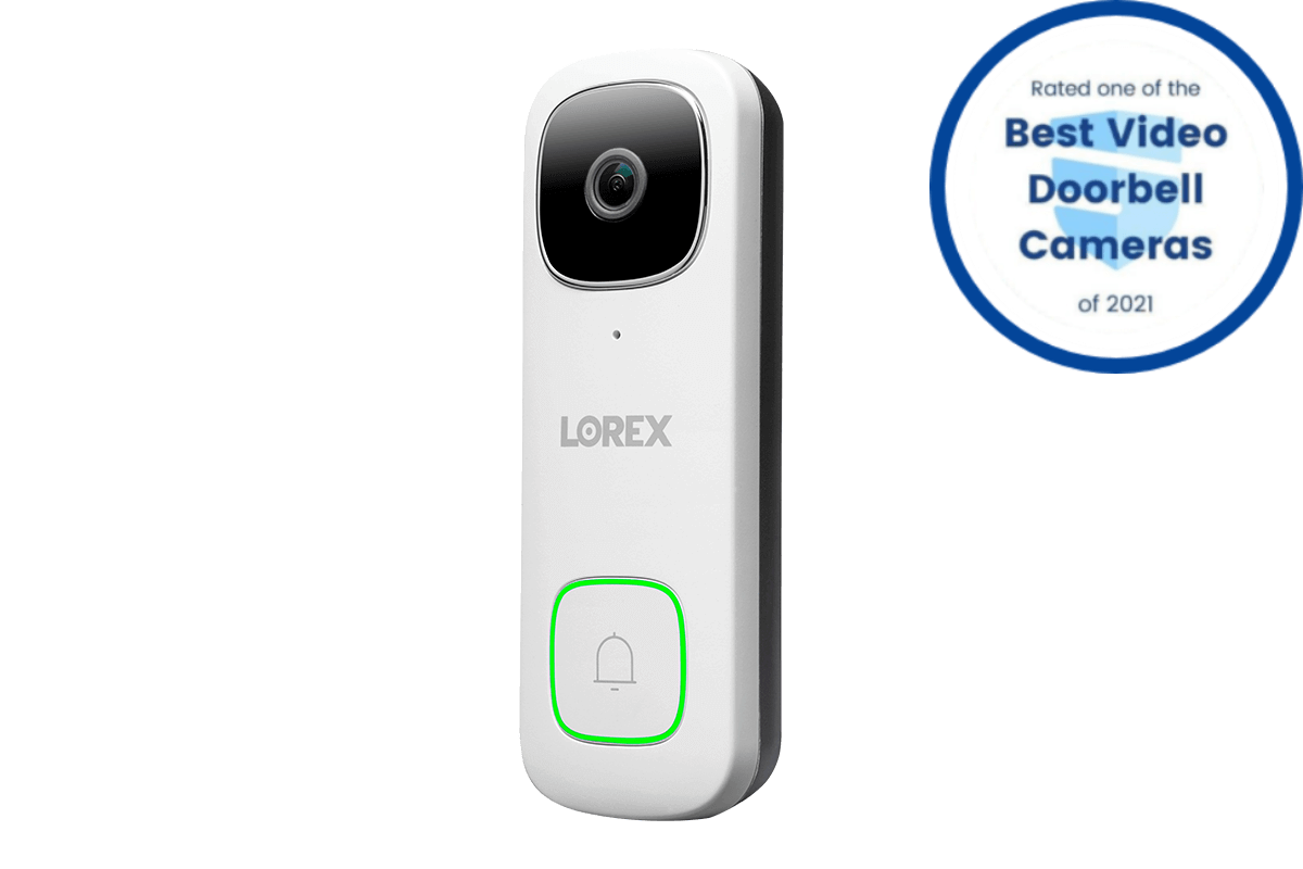 8-Channel NVR Fusion System with Four 4K Smart Deterrence IP Dome Cameras, 2K Wi-Fi Video Doorbell and Smart Sensor Starter Kit