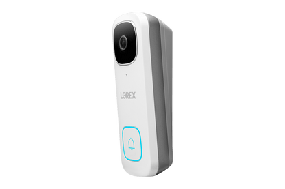 8-Channel NVR Fusion System with Four 4K Smart Deterrence IP Dome Cameras, 2K Wi-Fi Video Doorbell and Smart Sensor Starter Kit