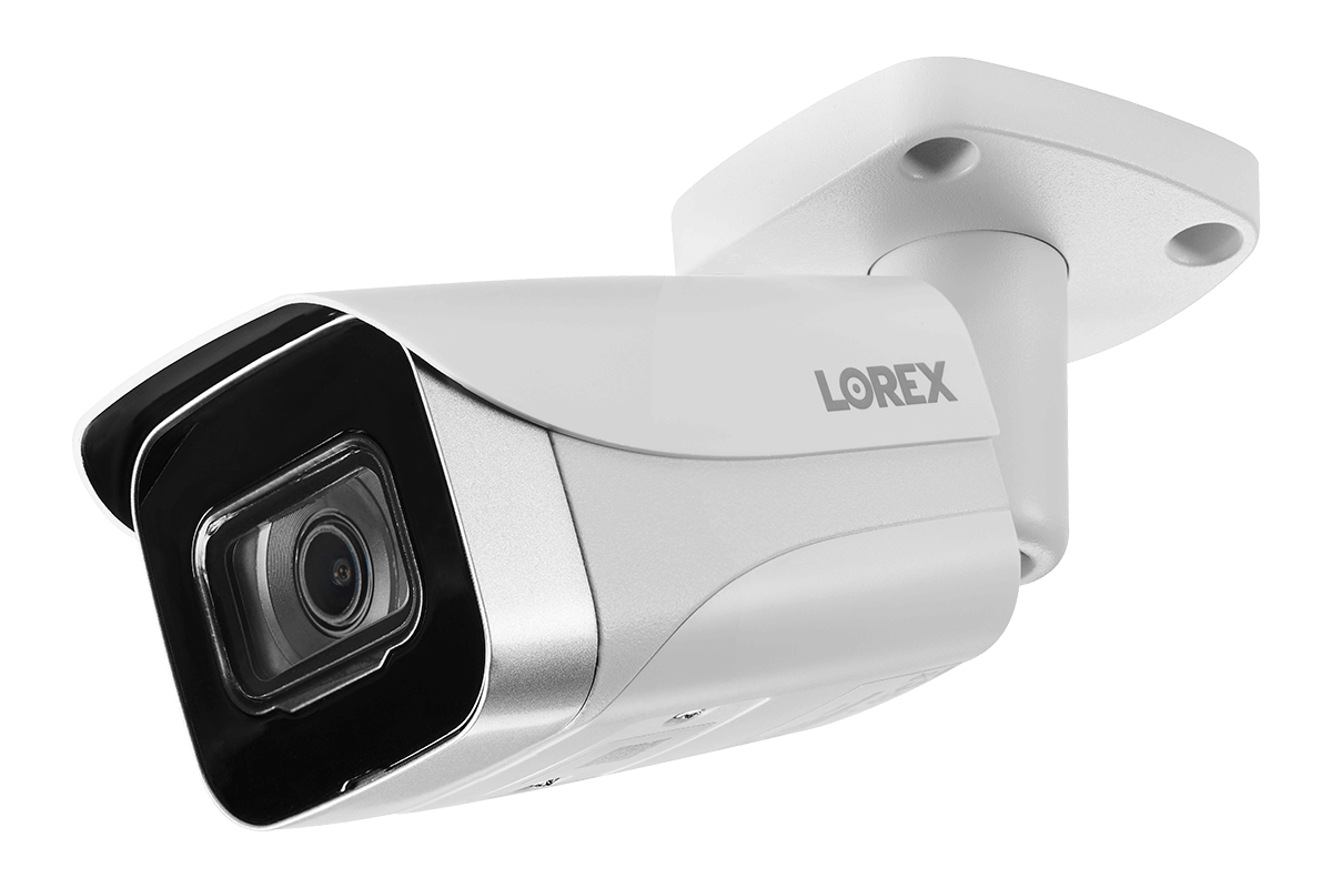 8-Channel NVR Fusion System with Six 4K (8MP) IP Cameras, 2K Wi-Fi Video Doorbell, Wi-Fi Floodlight Camera and Smart Sensor Starter Kit