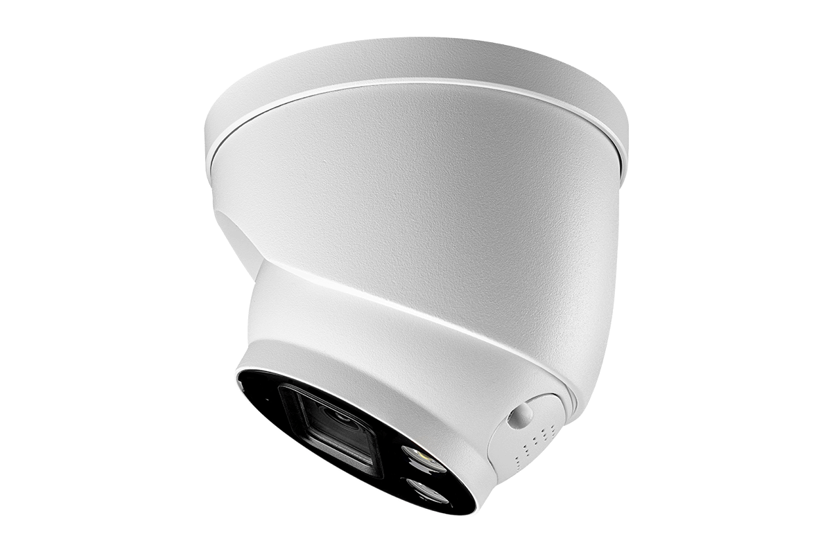 8-Channel NVR Fusion System with Six 4K Smart Deterrence IP Dome Security Cameras, Wi-Fi Floodlight and Indoor Camera