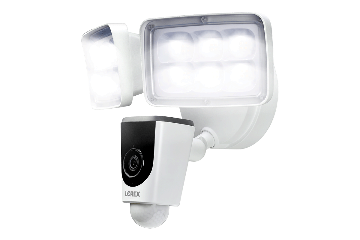 8-Channel NVR Fusion System with Six 4K Smart Deterrence IP Dome Security Cameras, Wi-Fi Floodlight and Indoor Camera