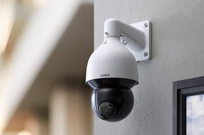 4K Ultra HD IP Pan-Tilt-Zoom Camera with 25x Optical Zoom and Color Night Vision