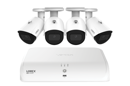 Lorex Fusion Series 4K 16 Channel (8 Wired + 8 Fusion Wi-Fi) 2TB Wired System with A4 Wired 2K IP Bullet Cameras