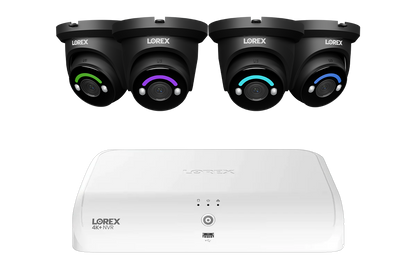 Lorex Fusion Series 4K 16 Channel (8 Wired + 8 Fusion Wi-Fi) 2TB Wired System with H12 Wired 4K IP Dome Cameras
