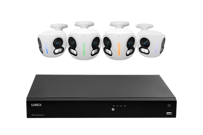 Lorex Classic Fusion Series 4K 16 Channel 6TB Wired NVR System with 4K IP Dual Lens Cameras
