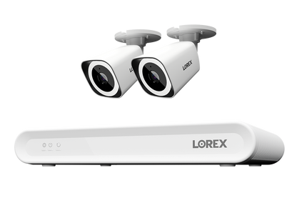 Lorex Connect 4K 8-Channel Wired NVR System with 4K IP Bullet Security Cameras - 1TB