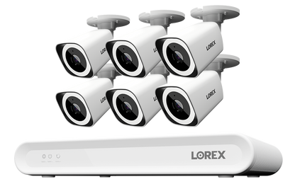 Lorex Connect 4K 8-Channel Wired NVR System with 4K IP Bullet Security Cameras - 1TB
