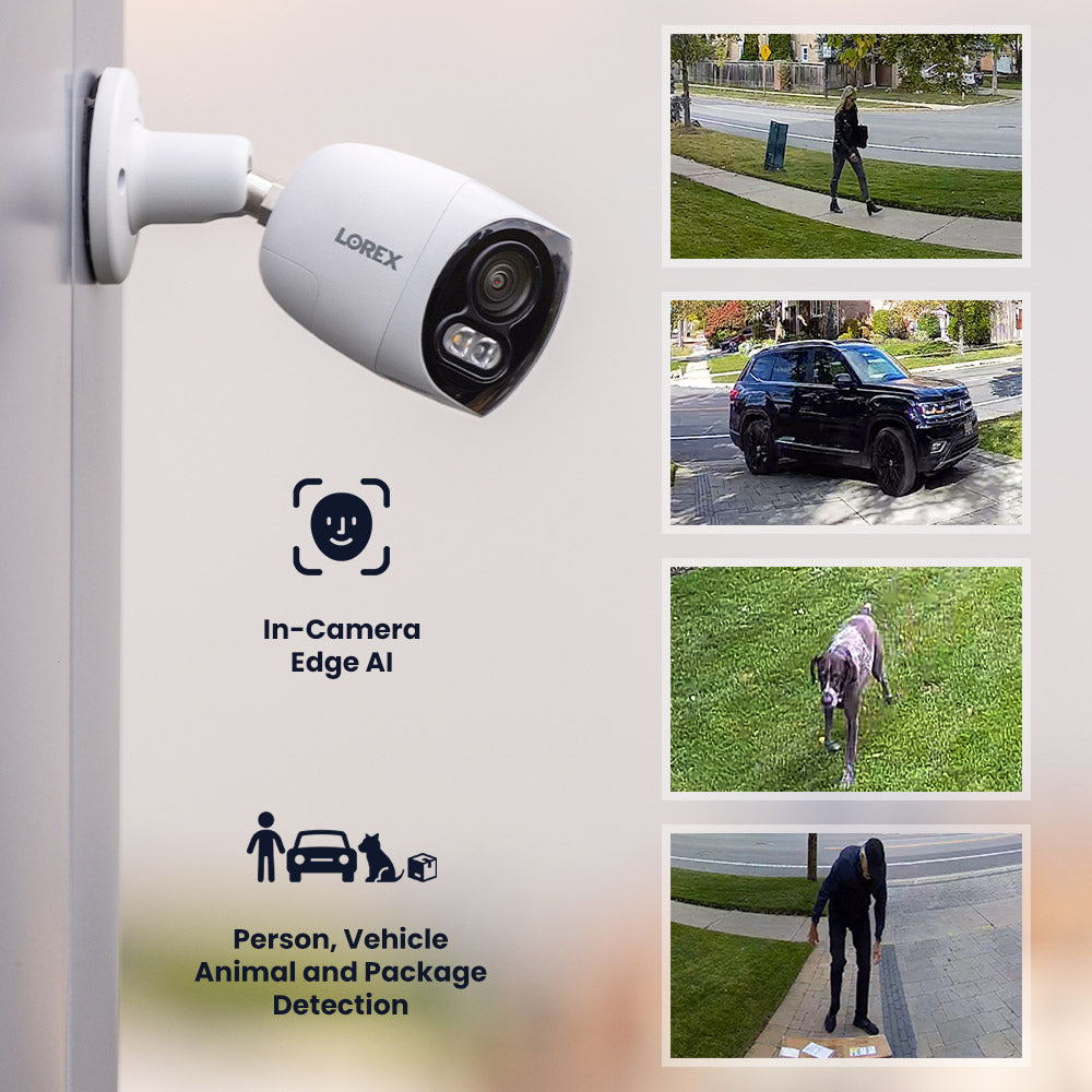 Lorex Fusion Series 4K+ 16 Channel (8 Wired + 8 Fusion Wi-Fi) 2TB Wired System with H20 Wired 4K IP Dual Lens Cameras