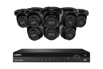 Lorex Elite Series 4K 16 Camera Capable 4TB Wired NVR System with 4MP (2K) A4 IP Turret Cameras