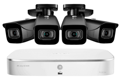 8-Channel Fusion NVR System with 4K (8MP) IP Cameras