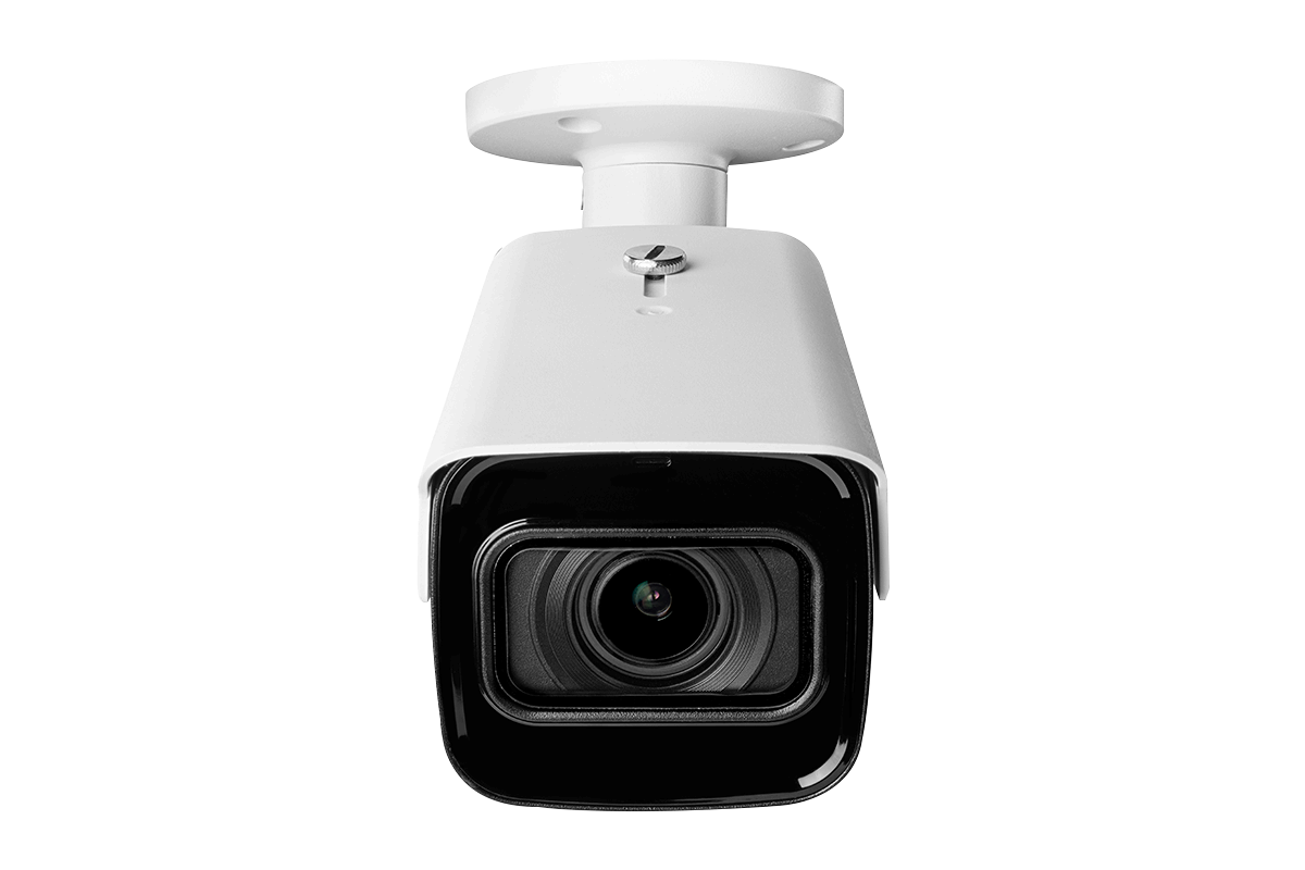 Lorex 4K (32 Camera Capable) 8TB Wired NVR System with Nocturnal 3 Smart IP Bullet Cameras Featuring Motorized Varifocal Lens and 30FPS Recording