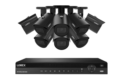 Lorex Elite Series 4K 16 Camera Capable 4TB Wired NVR System with 4MP (2K) A4 IP Bullet Cameras