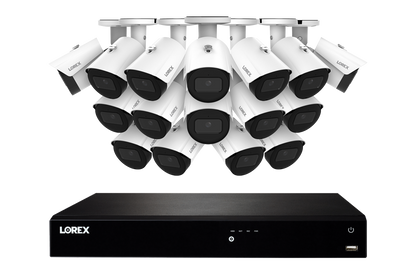 Lorex Fusion Series 4K 16 Camera Capable (Wired or Fusion Wi-Fi) 6TB Wired NVR System with A14 IP Bullet Cameras