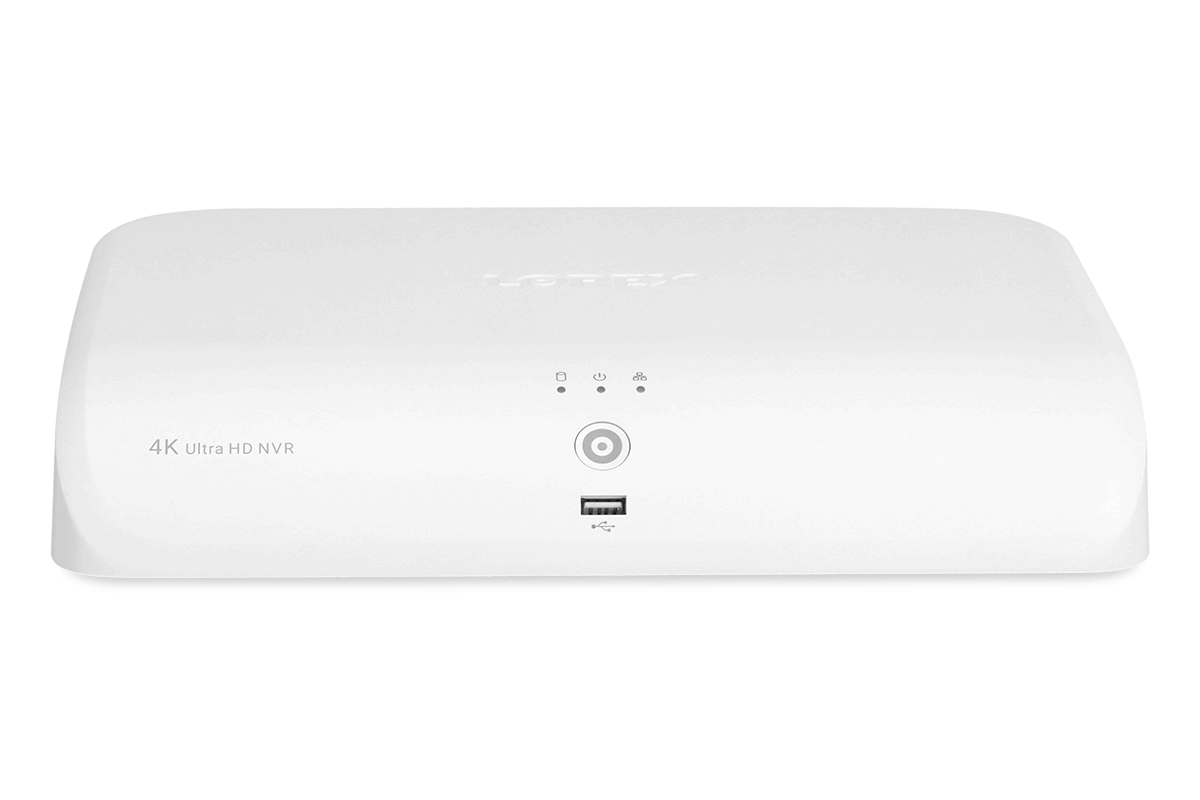 4K 8-channel 2TB Wired NVR System with 4 Smart Deterrence Cameras + Smart Sensor Kit
