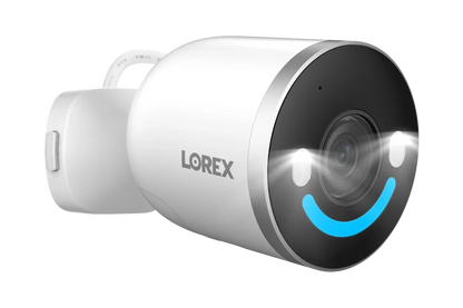 Lorex Fusion 4K 20-Channel (16 Wired and 4 Wi-Fi) 2TB DVR System with 8 Analog Active Deterrence Cameras and Two 4K Smart Security Lighting Indoor/Outdoor Wi-Fi Cameras
