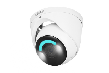 Lorex H16 4K IP Wired Dome Security Camera with Smart Security Lighting and Smart Motion Detection