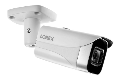 8-Channel NVR Fusion System with Six 4K (8MP) IP Cameras, HD Smart Indoor Wi-Fi Security Camera and Wi-Fi Floodlight Camera