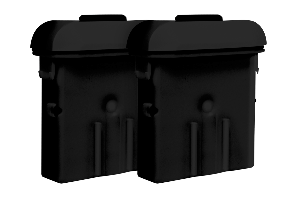 High-Capacity 4 Cell Battery Pack for LWB3900 Wire-Free Cameras (Black - 2-pack)
