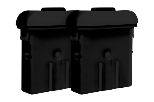 High-Capacity 4 Cell Battery Pack for LWB3900 Wire-Free Cameras (Black - 2-pack)