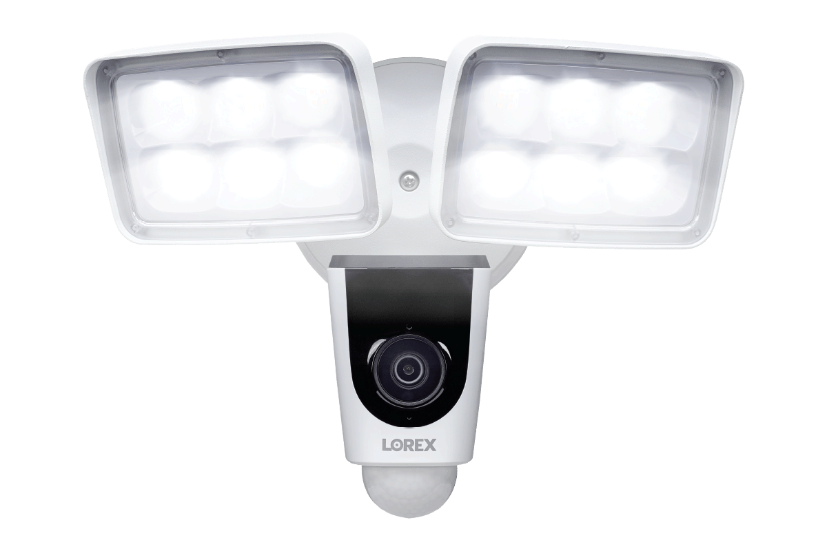 Home Monitoring Kit featuring 1080p HD Video Doorbell, Floodlight and 2 Window / Door Motion Sensors
