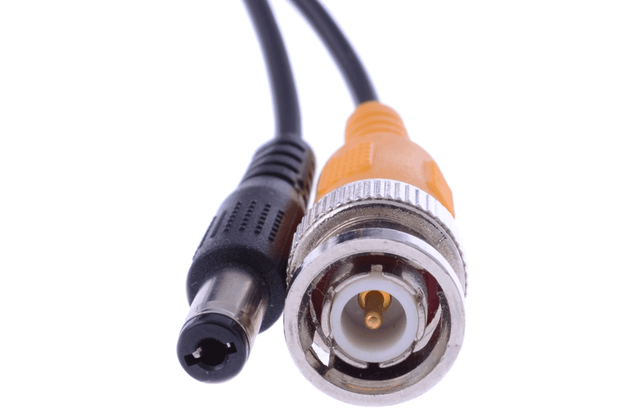 In wall rated security camera cables - 120FT video BNC and power